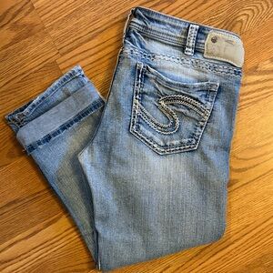 Silver Jeans Aiko Capri sz 30
